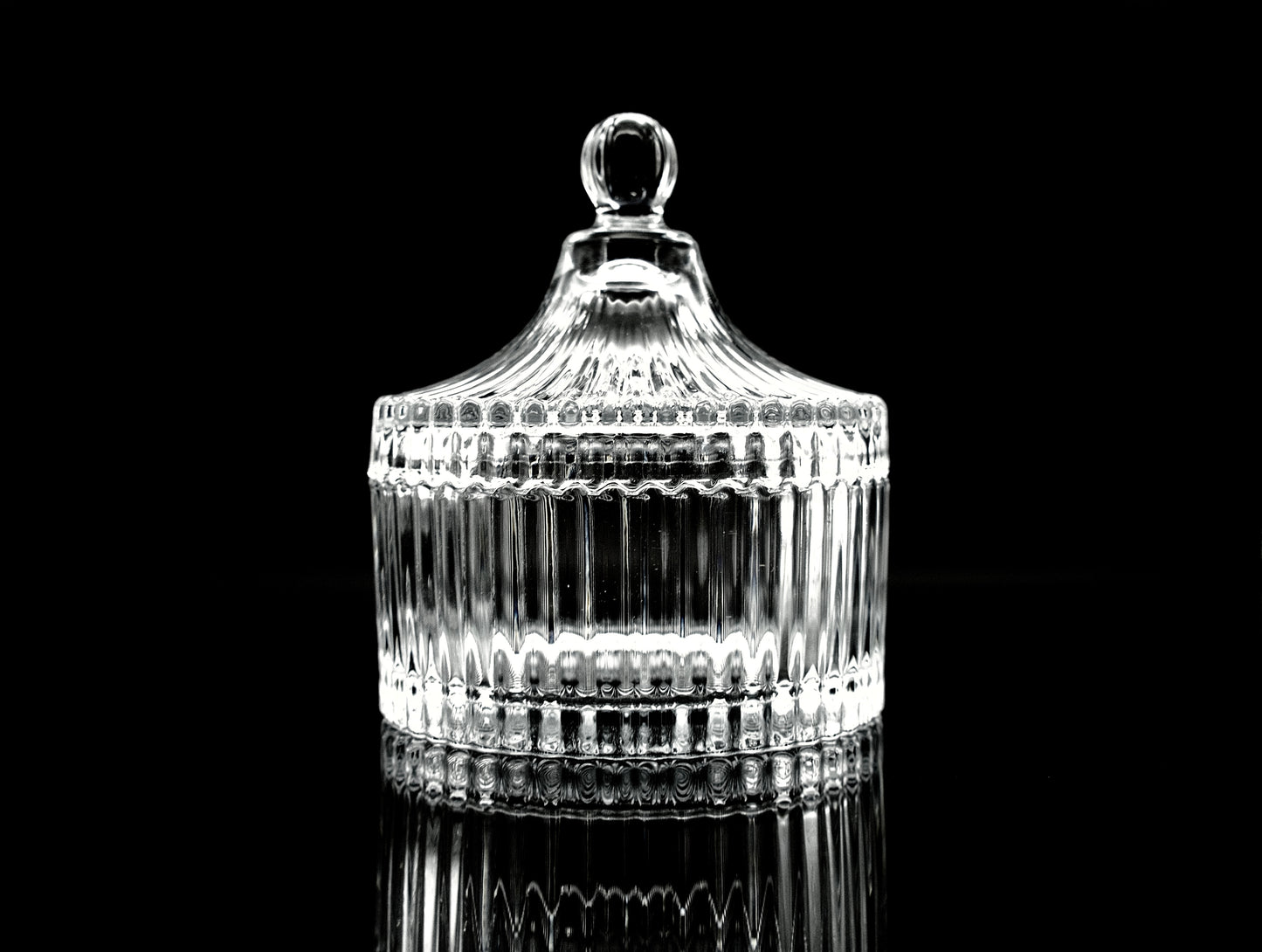 Mongolia Yurt Style Crystal Degaussing Glass Bowl