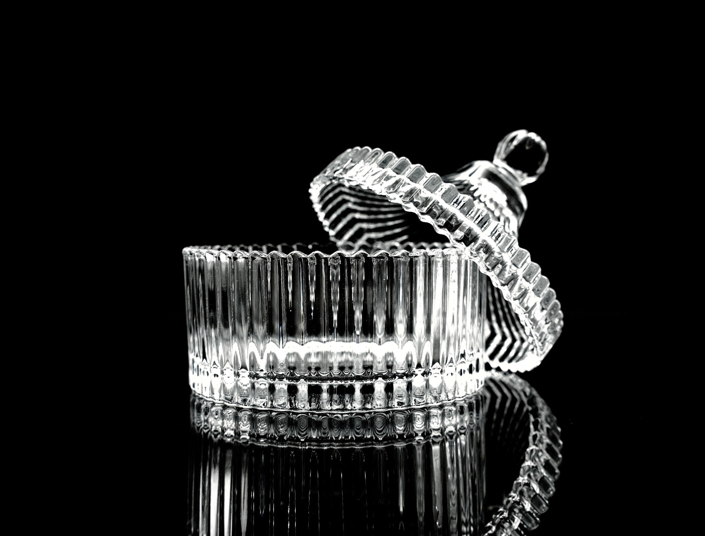 Mongolia Yurt Style Crystal Degaussing Glass Bowl