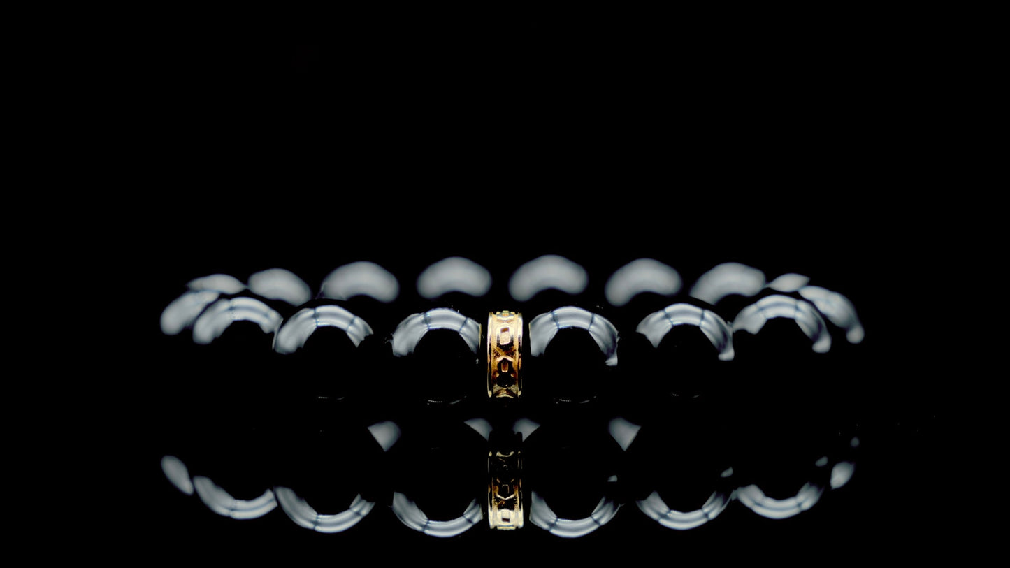 Black Chalcedony Energy Bracelet
