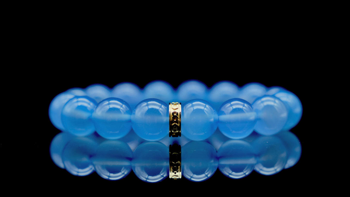 Blue Chalcedony Energy Bracelet