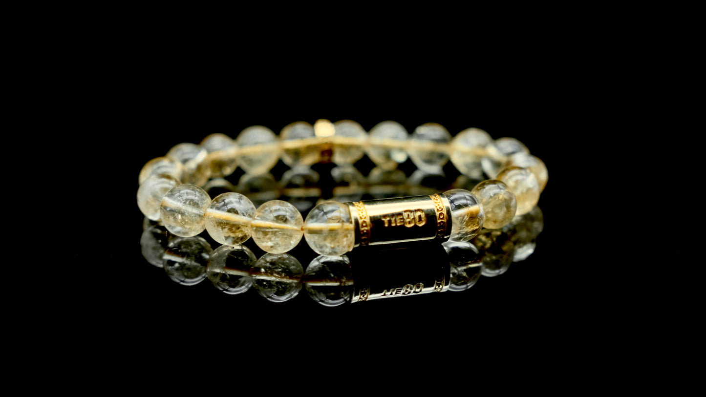 Yellow Azeztulite Citrine Energy Bracelet