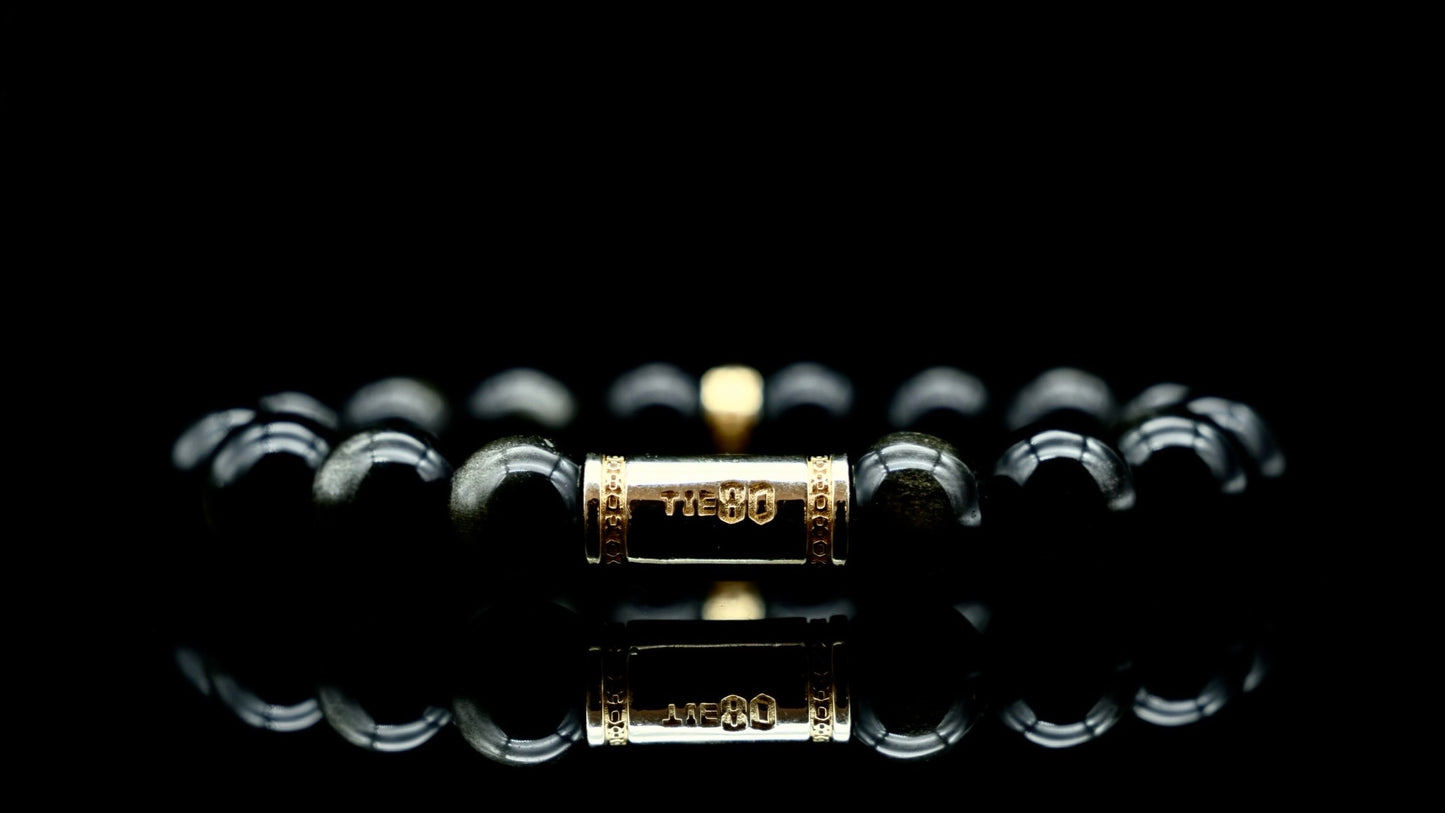 Golden Obsidian Energy Bracelet