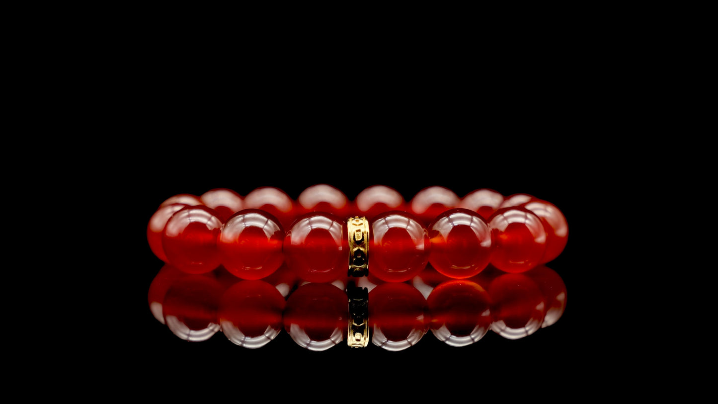 Red Chalcedony Energy Bracelet