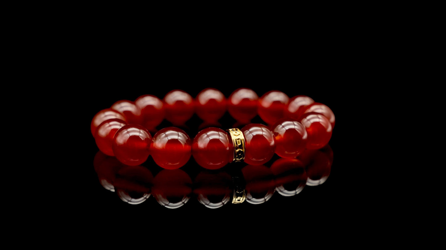 Red Chalcedony Energy Bracelet