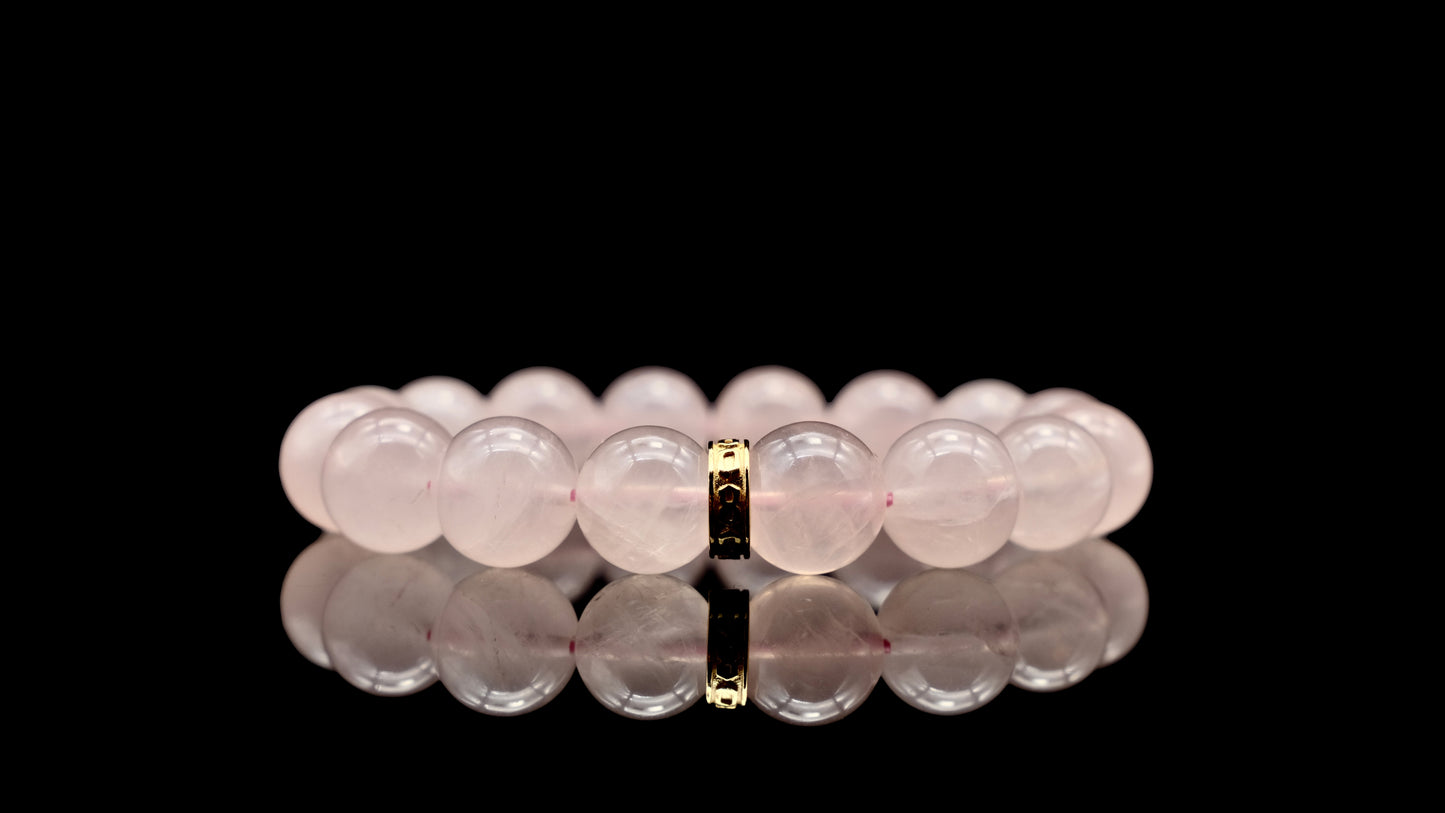 Grapefruit Rose Quartz Energy Bracelet