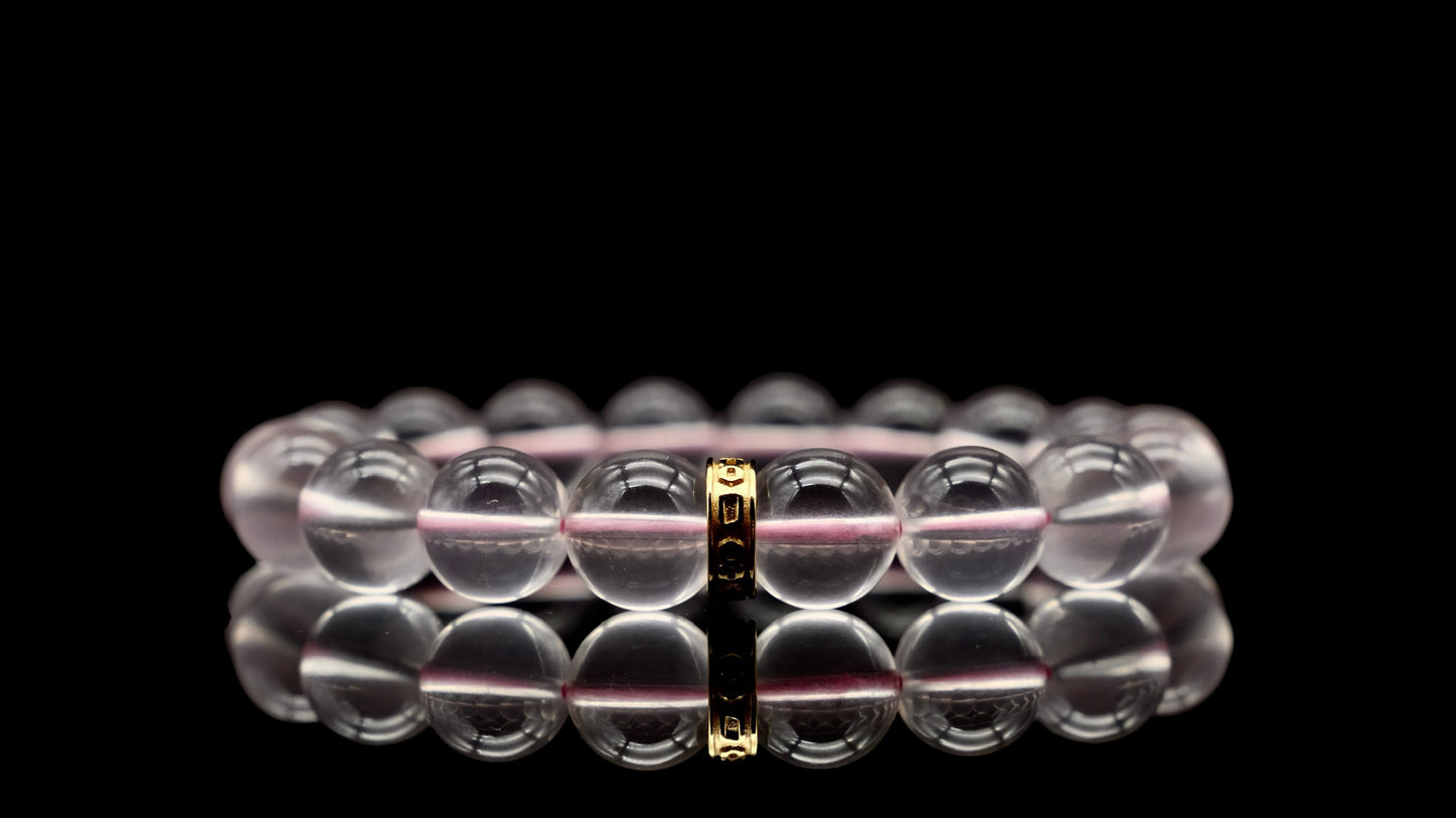 Starlight Rose Quartz Energy Bracelet
