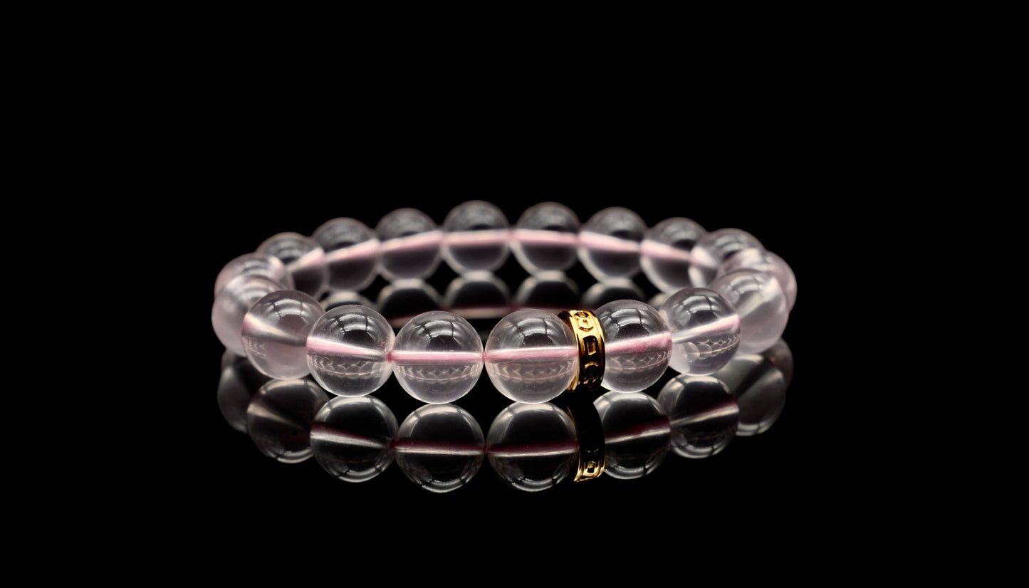 Starlight Rose Quartz Energy Bracelet