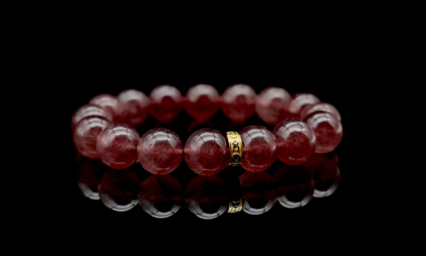 Strawberry Quartz Energy Bracelet