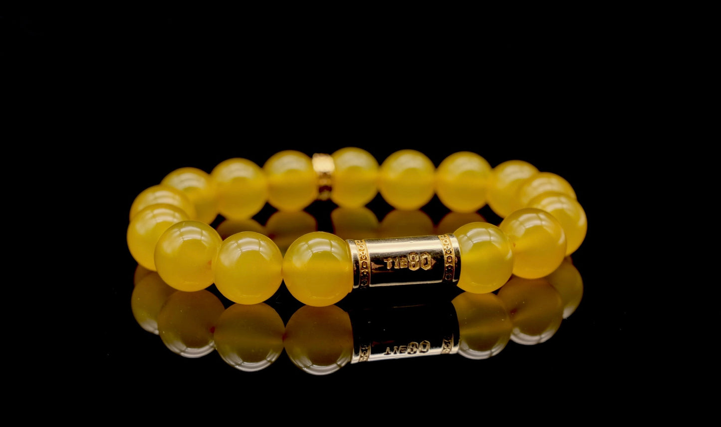 Yellow Chalcedony Energy Bracelet