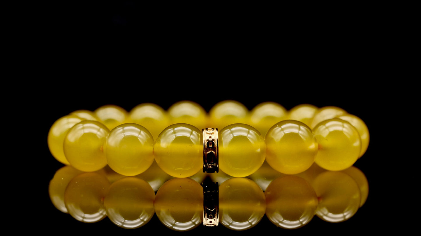 Yellow Chalcedony Energy Bracelet