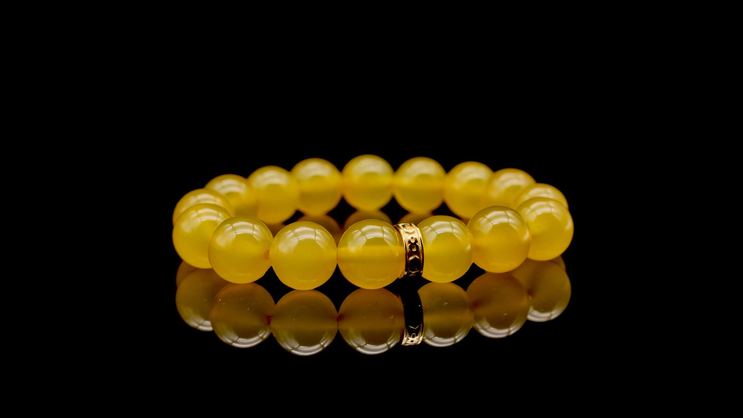 Yellow Chalcedony Energy Bracelet