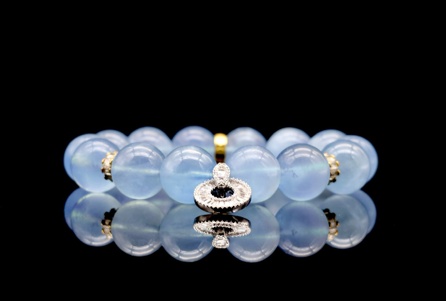 Nerora’s Wheel - Aquamarine Energy Bracelet