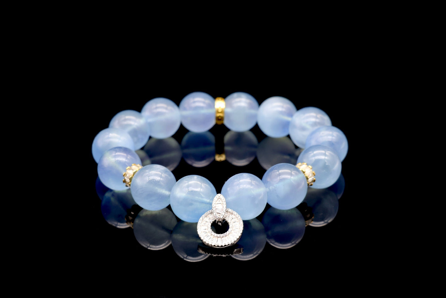 Nerora’s Wheel - Aquamarine Energy Bracelet