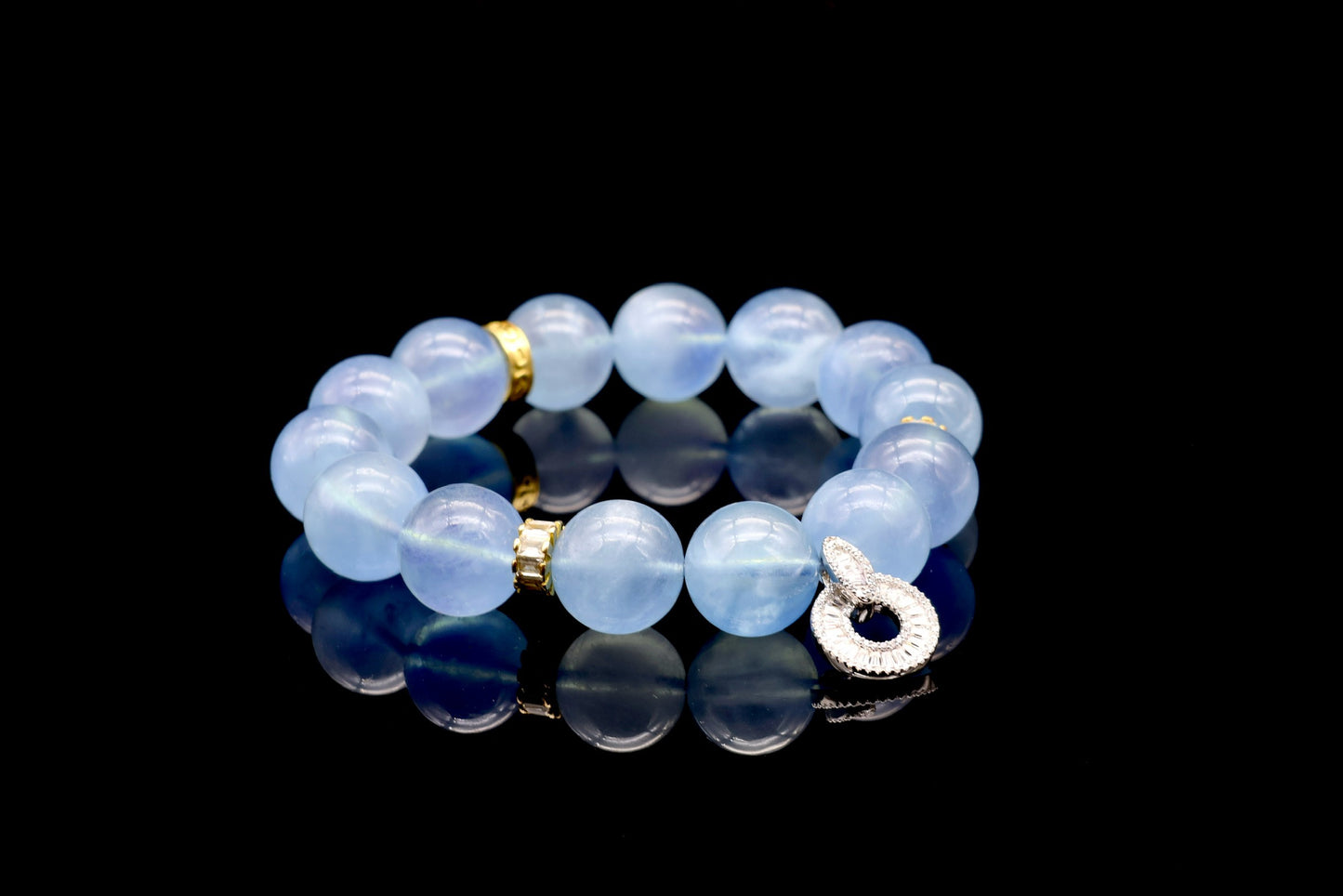 Nerora’s Wheel - Aquamarine Energy Bracelet