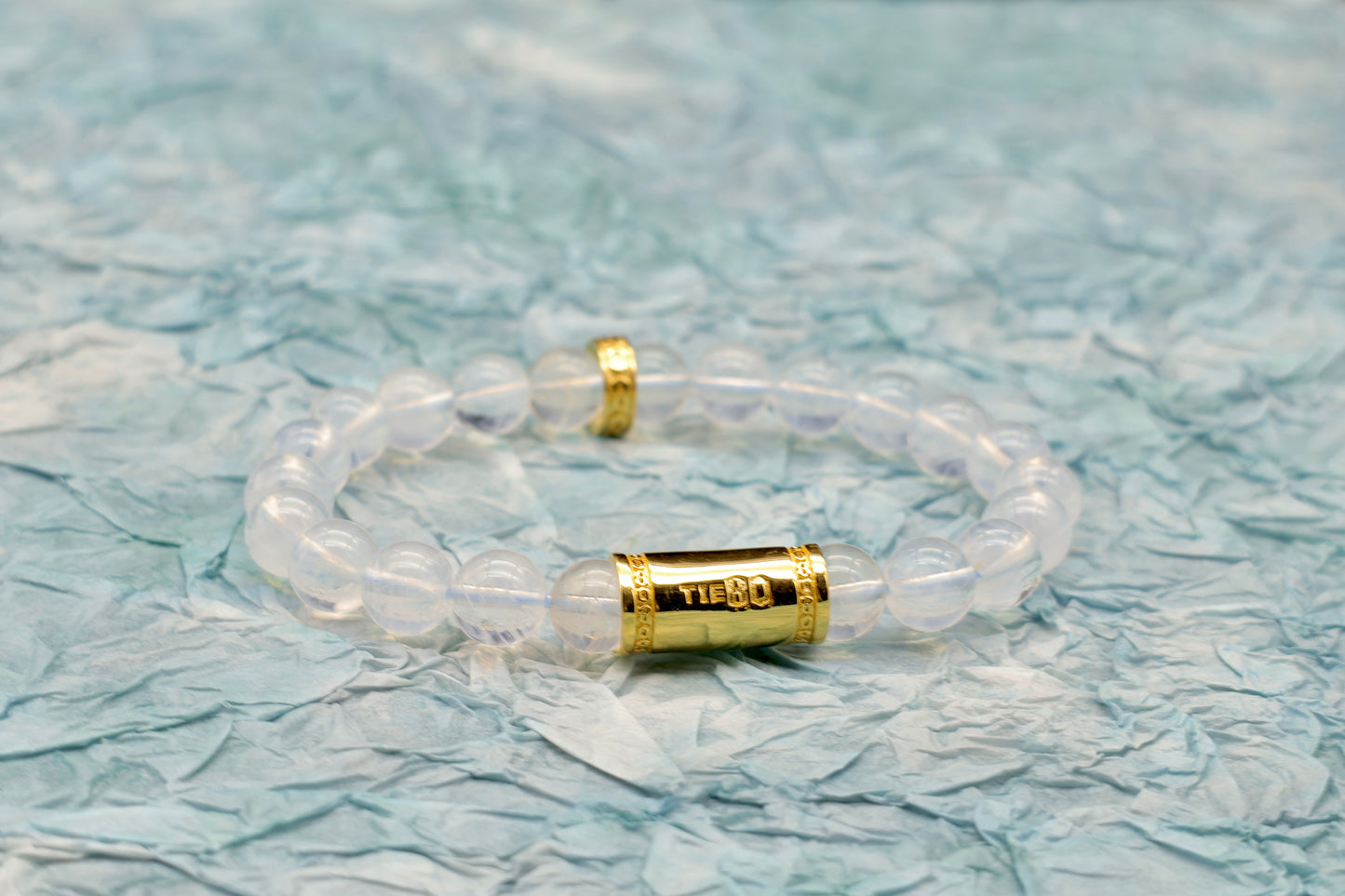 Blue Needle Quartz Energy Bracelet