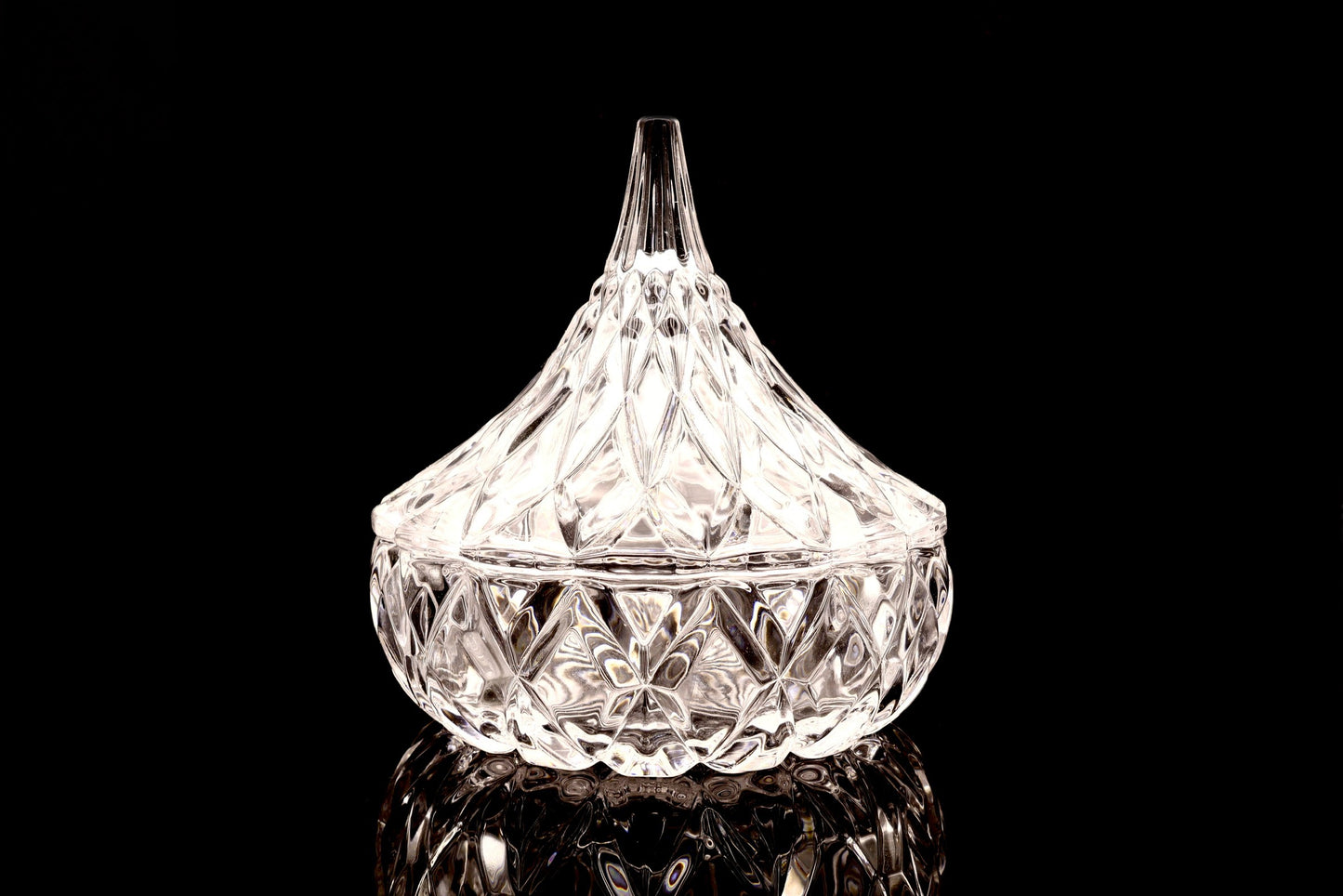 Pine Nut Style Crystal Degaussing Glass Bowl