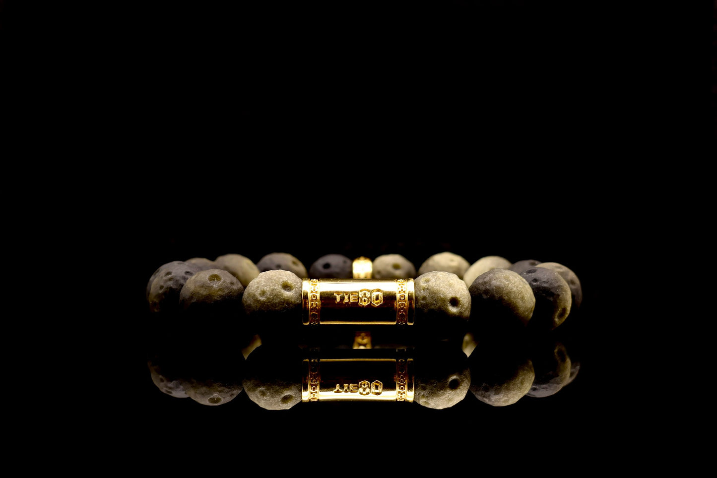 Moon Sculptured Golden Obsidian Energy Bracelet