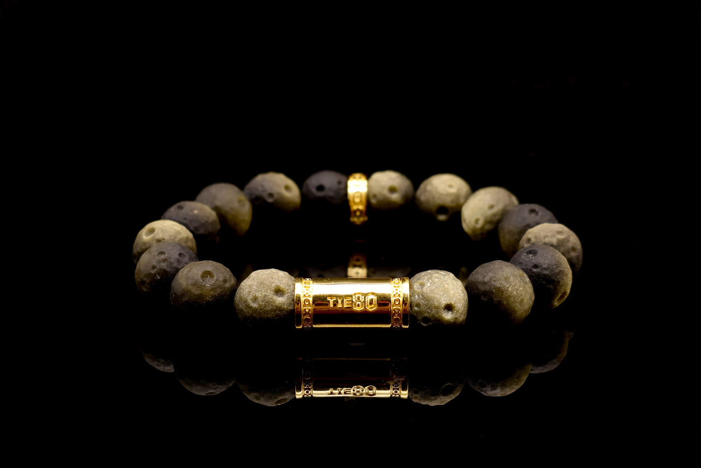 Moon Sculptured Golden Obsidian Energy Bracelet