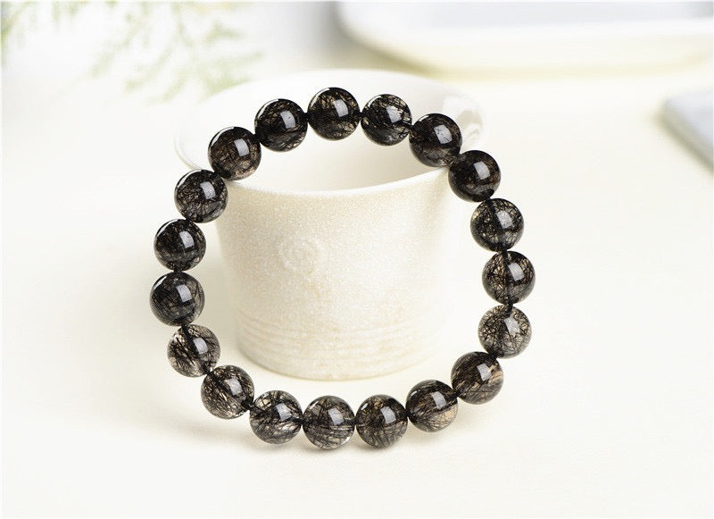 Black Rutilated Quartz Energy Bracelet