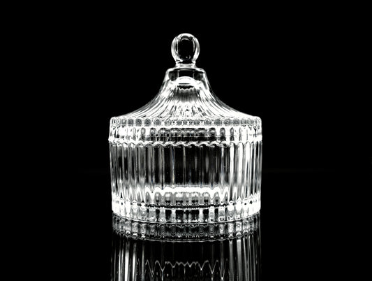 Mongolia Yurt Style Crystal Degaussing Glass Bowl