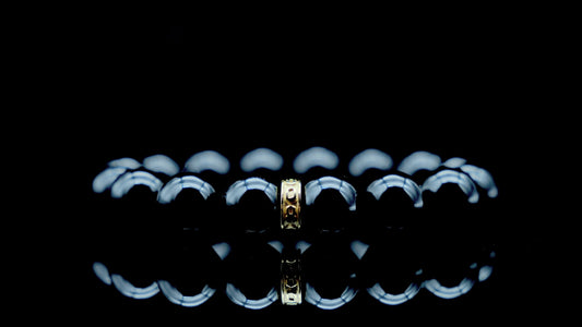 Black Chalcedony Energy Bracelet V2