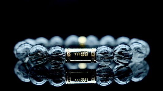 Black Rutilated Quartz Energy Bracelet V1