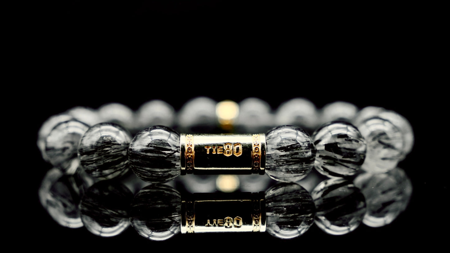 Black Rutilated Quartz Energy Bracelet
