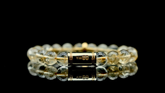 Yellow Azeztulite Citrine Energy Bracelet