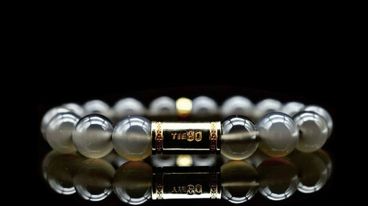Grey Chalcedony Energy Bracelet