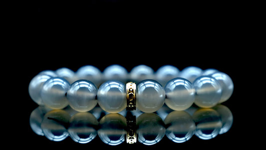 Grey Chalcedony Energy Bracelet V2