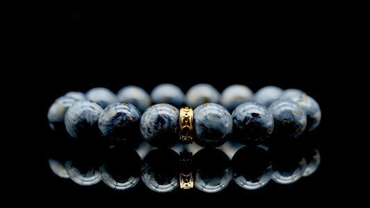 Light Blue Pietersite Energy Bracelet V2
