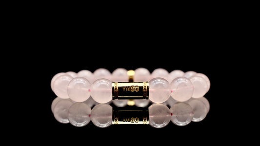 Grapefruit Rose Quartz Energy Bracelet