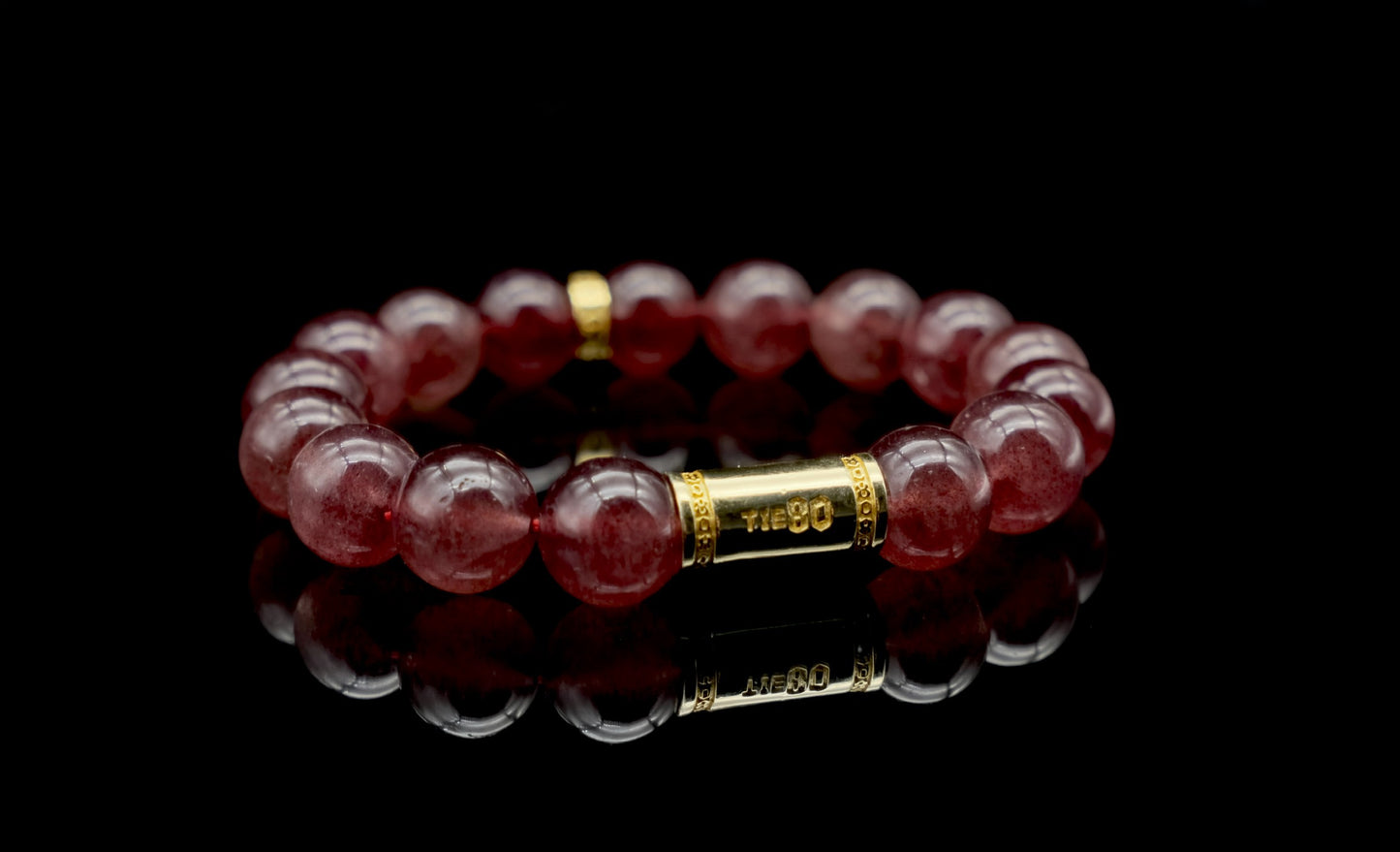 Strawberry Quartz Energy Bracelet