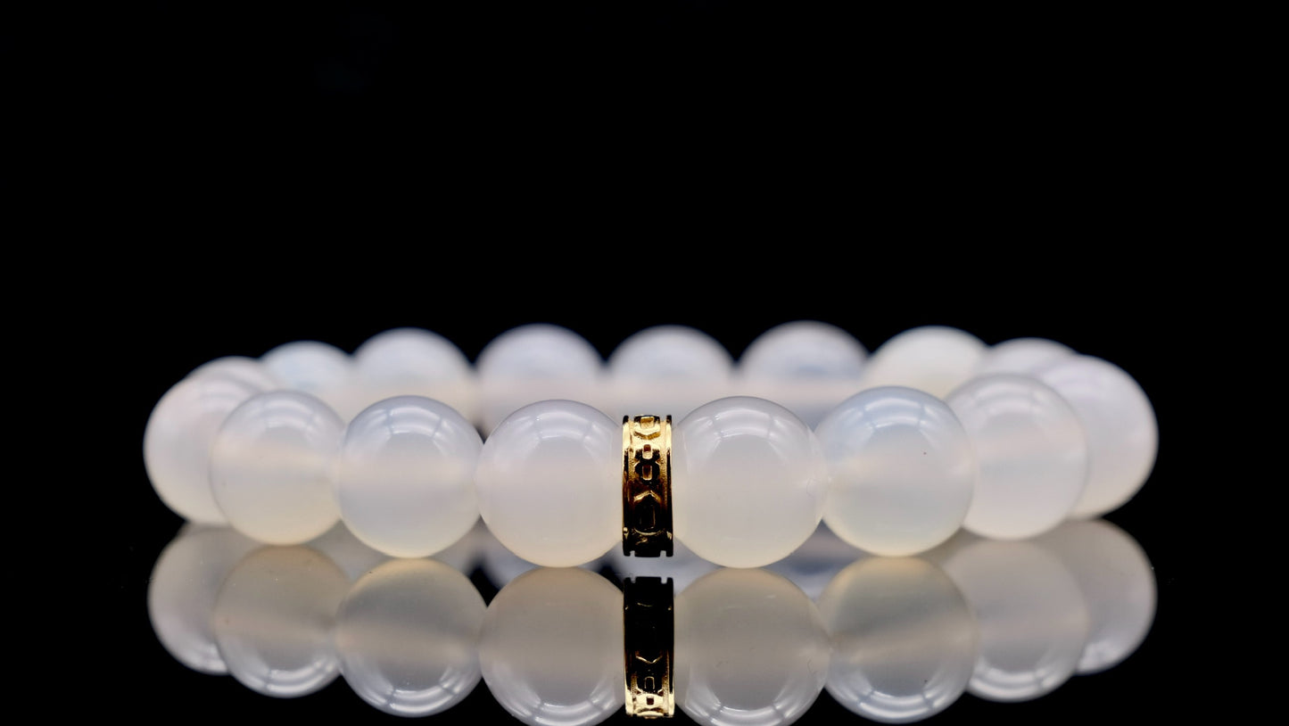 White Chalcedony Energy Bracelet