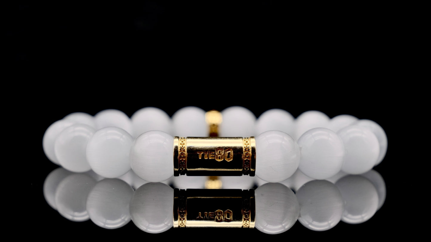 White Selenite Energy Bracelet