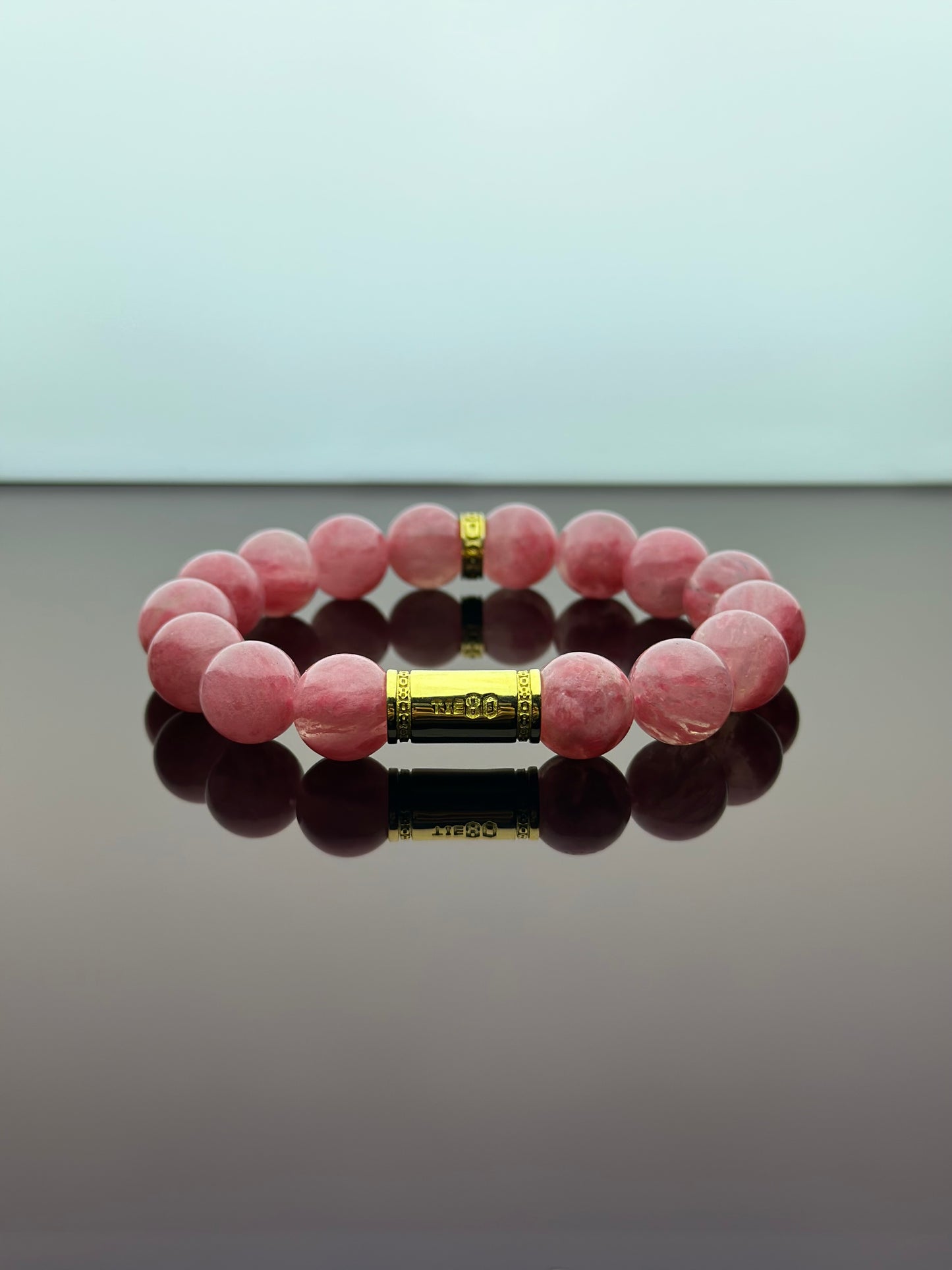 Cherry Blossom Rhodonite Energy Bracelet V1