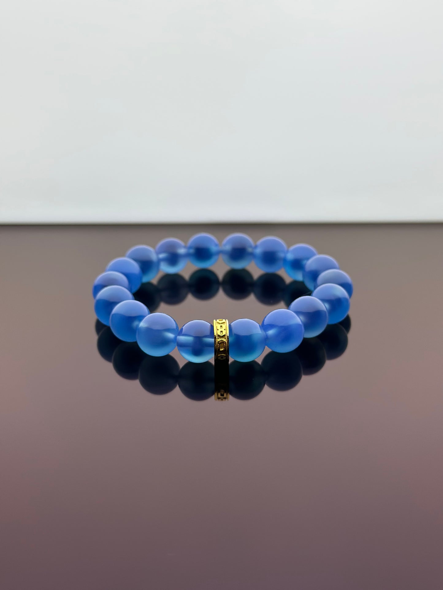 Blue Candy Agate Energy Bracelet V2