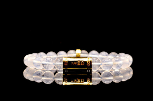Blue Needle Quartz Energy Bracelet