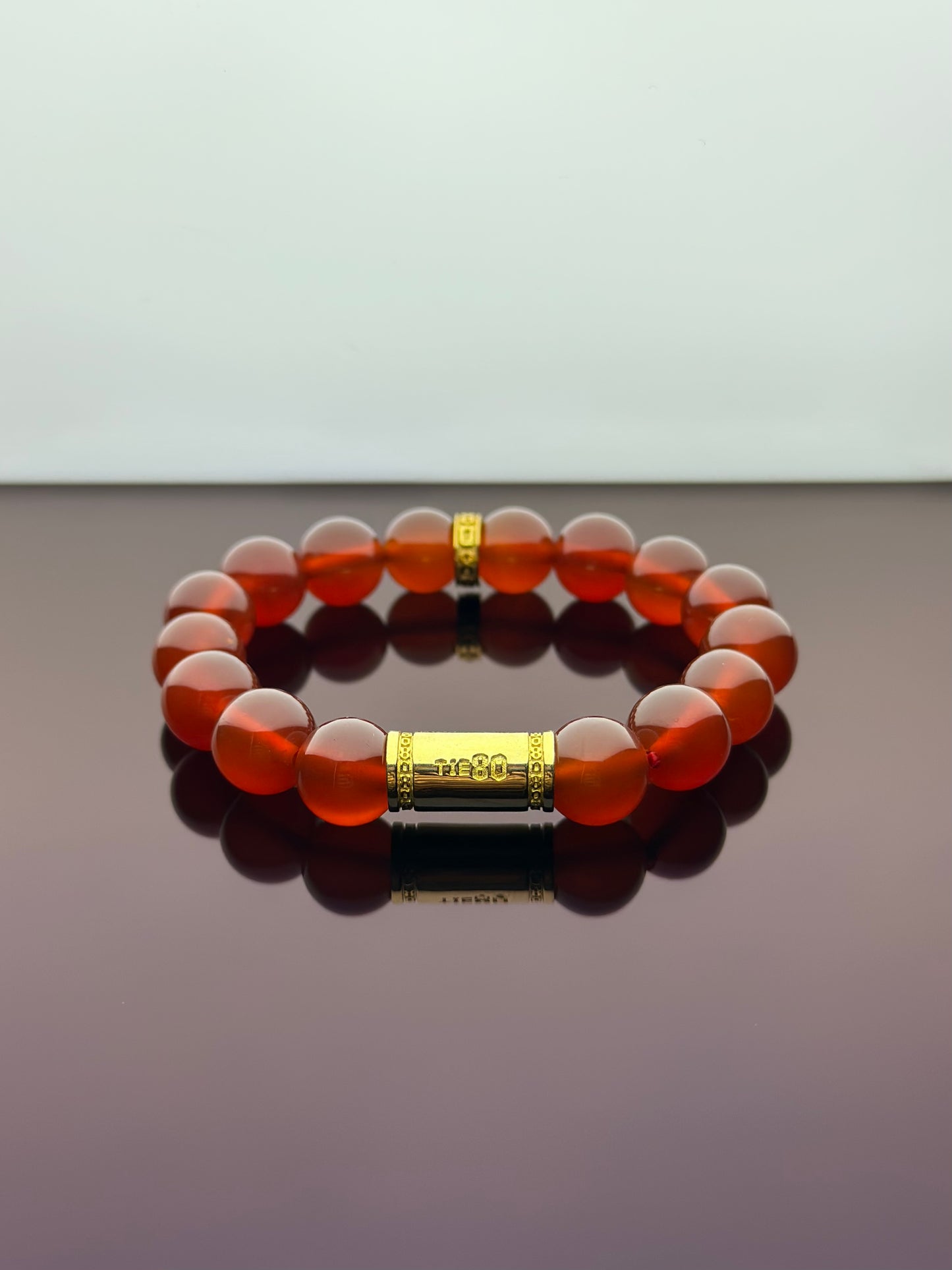 Red Chalcedony Energy Bracelet V1