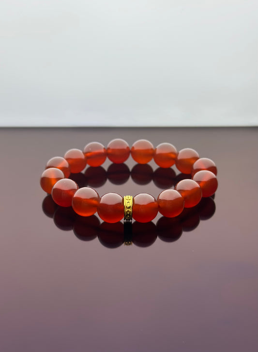 Red Chalcedony Energy Bracelet V2