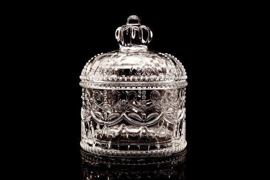 Crown Style Crystal Degaussing Glass Bowl