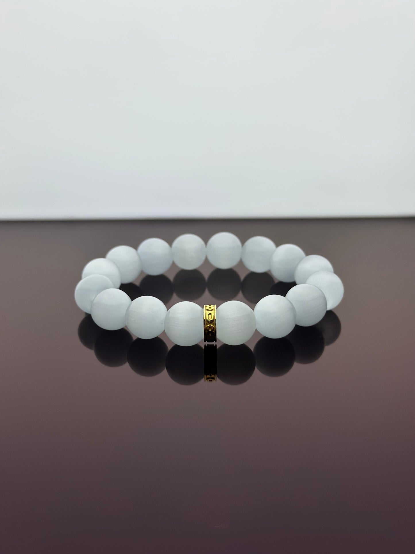 White Selenite Energy Bracelet V2