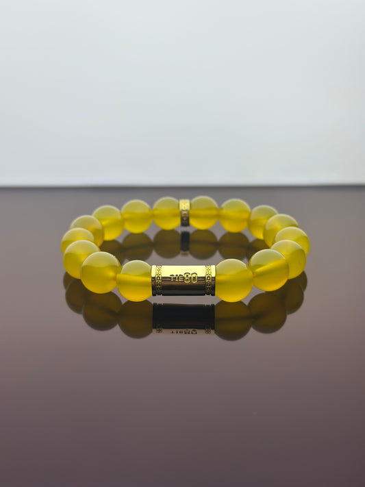 Yellow Chalcedony Energy Bracelet V1