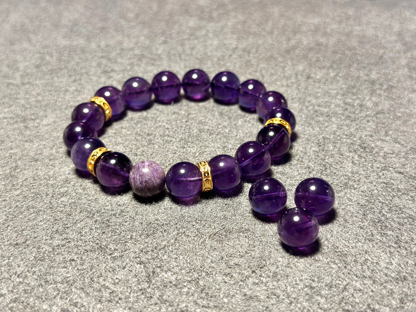 Amethyst Energy Bracelet V3