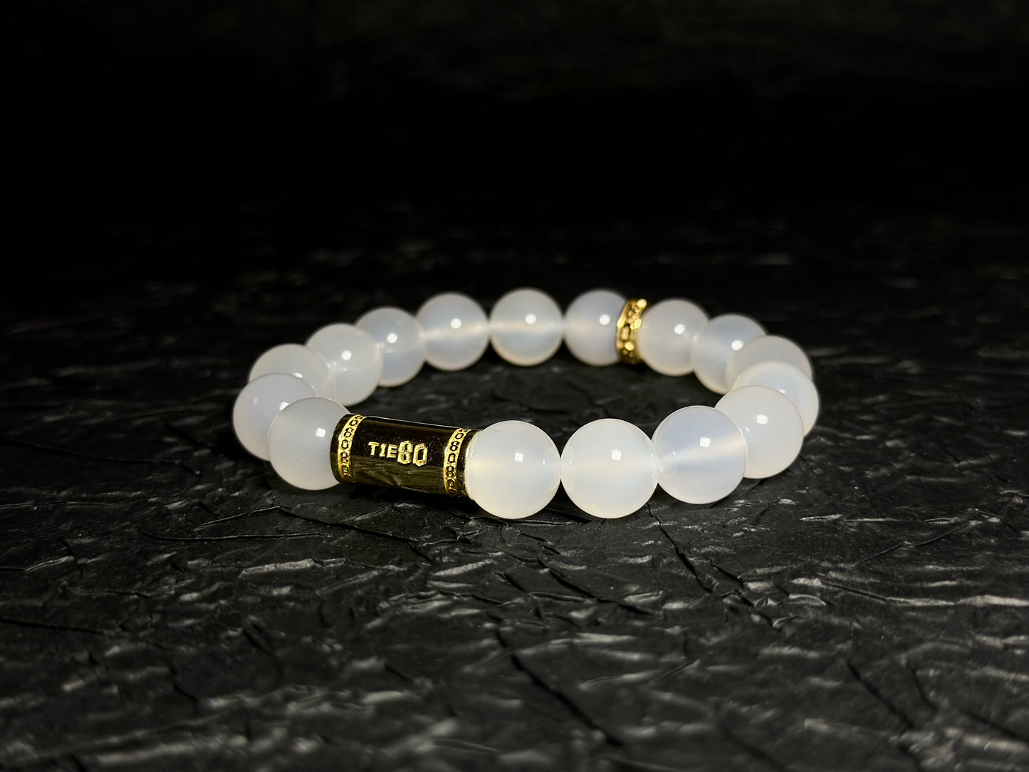 White Chalcedony Energy Bracelet V1