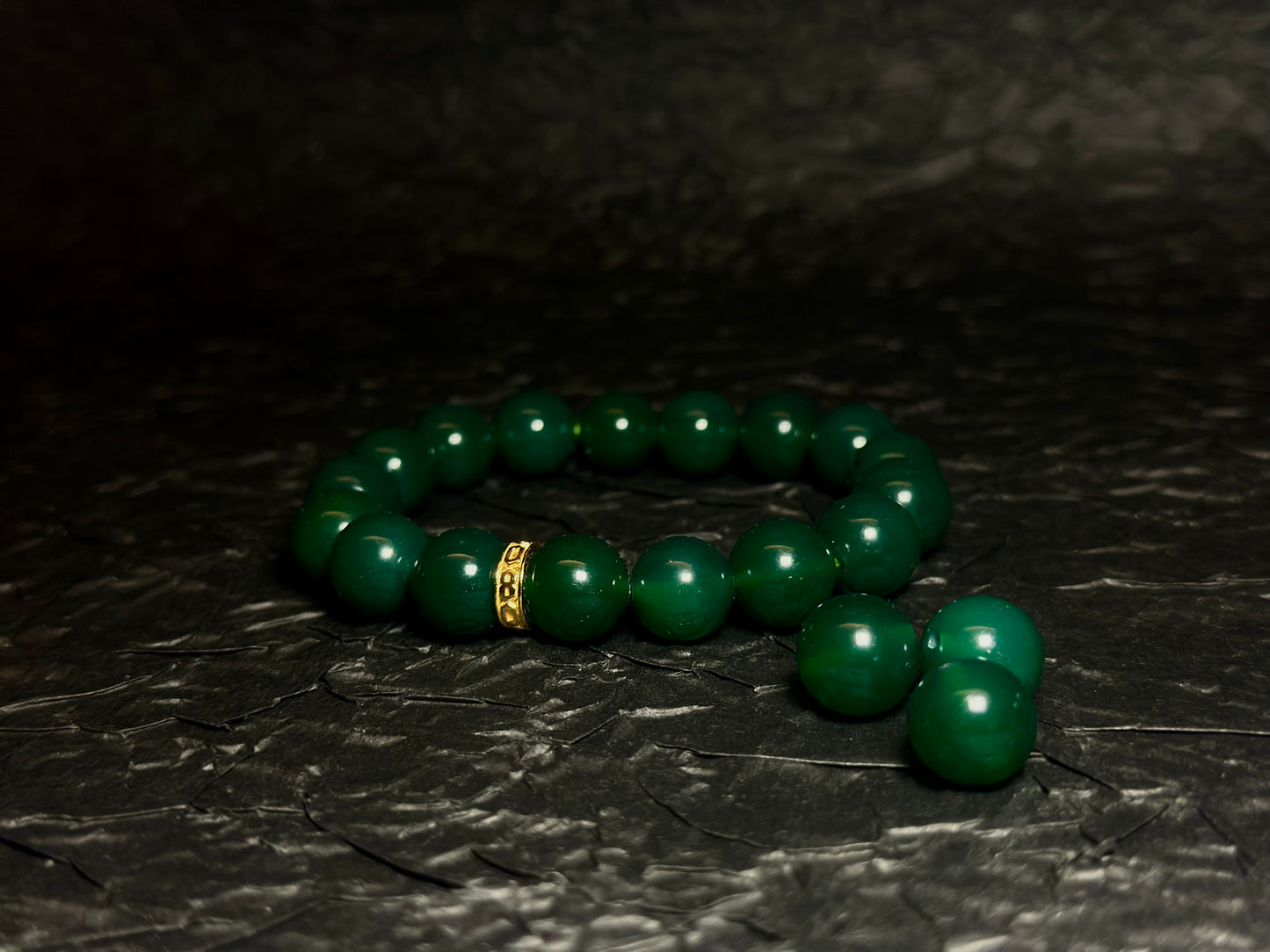 Green Chalcedony Energy Bracelet V2