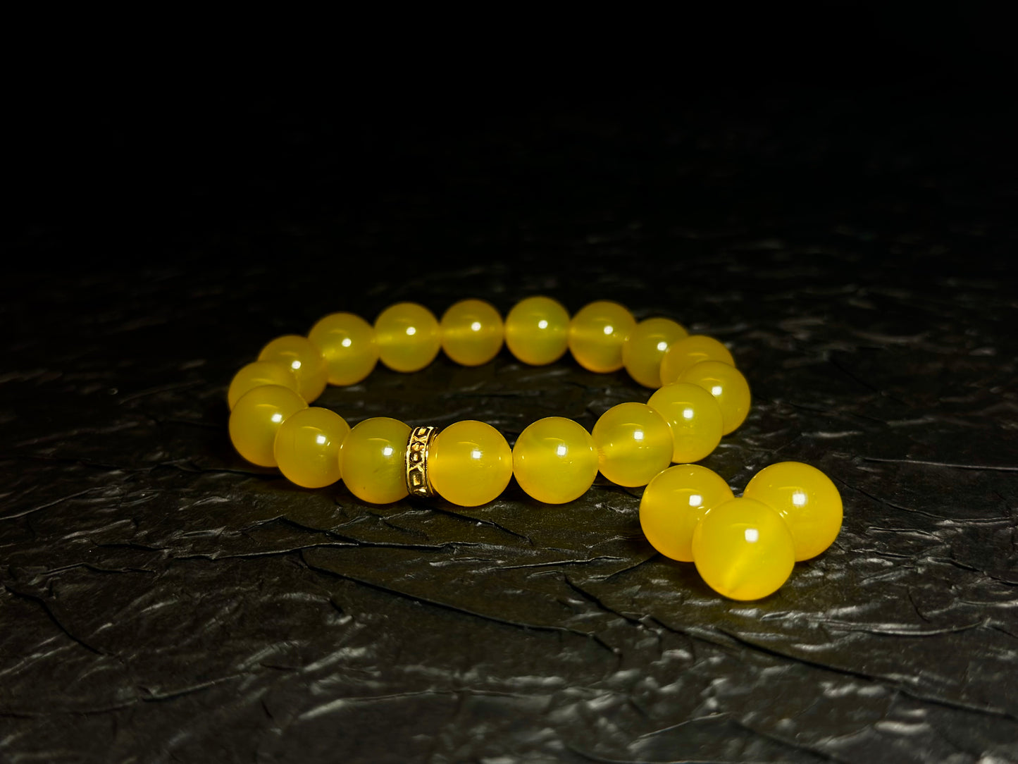 Yellow Chalcedony Energy Bracelet V2