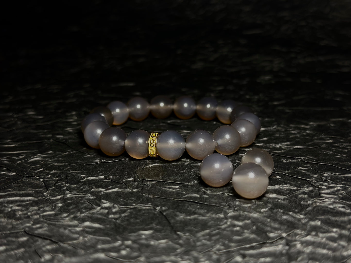 Grey Chalcedony Energy Bracelet V2