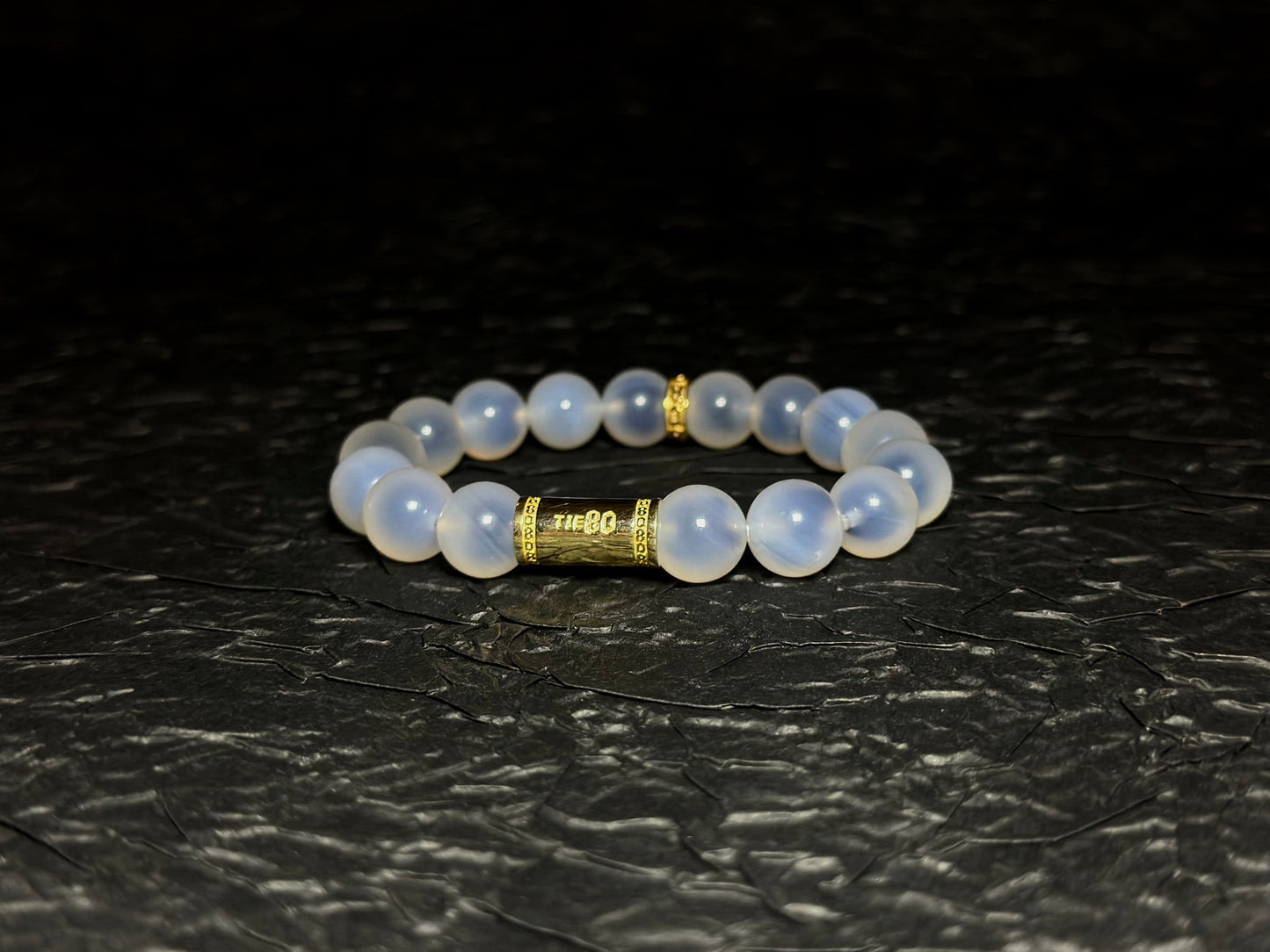 White Candy Agate Energy Bracelet V1