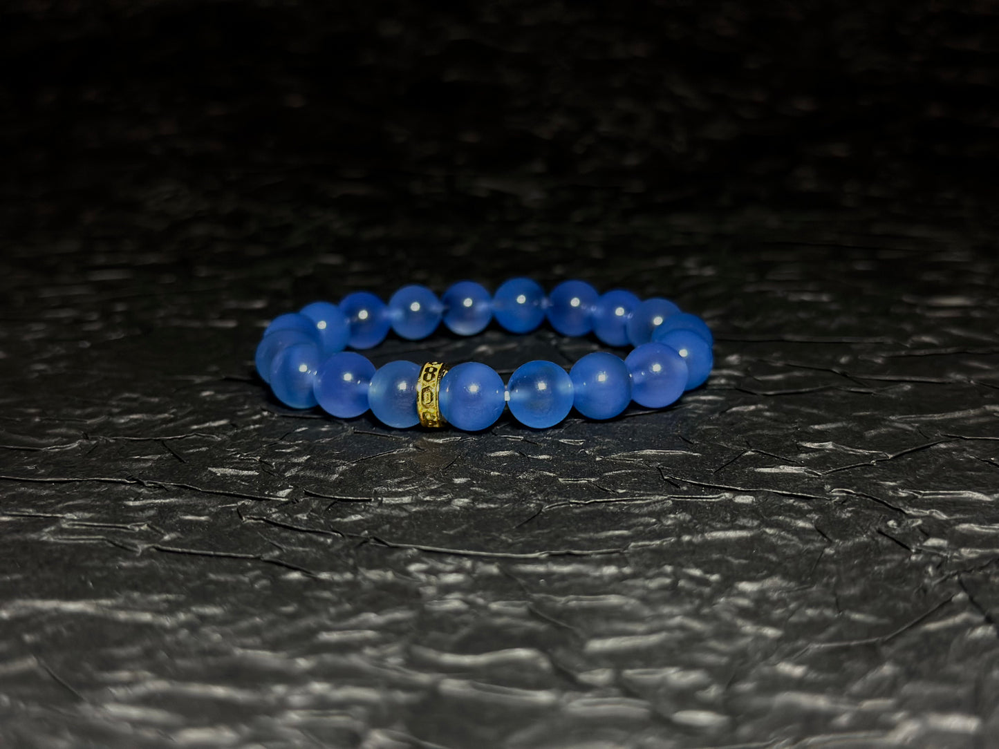 Blue Candy Agate Energy Bracelet V2